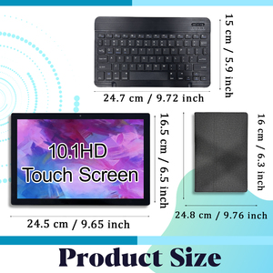 YPORANGE Android <strong>Tablet</strong> 10 .1 Inch Octa Core <strong>MTK</strong> Android 12 1280x800 IPS 3GB RAM 64GB ROM WiFi 5G GSM USB-C Business Keyboard - Product Image 2