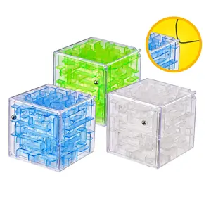 Hot sale 3D Mini Speed Magic Cube Maze Labyrinth Ball intellect Maze game puzzle Sets Toys