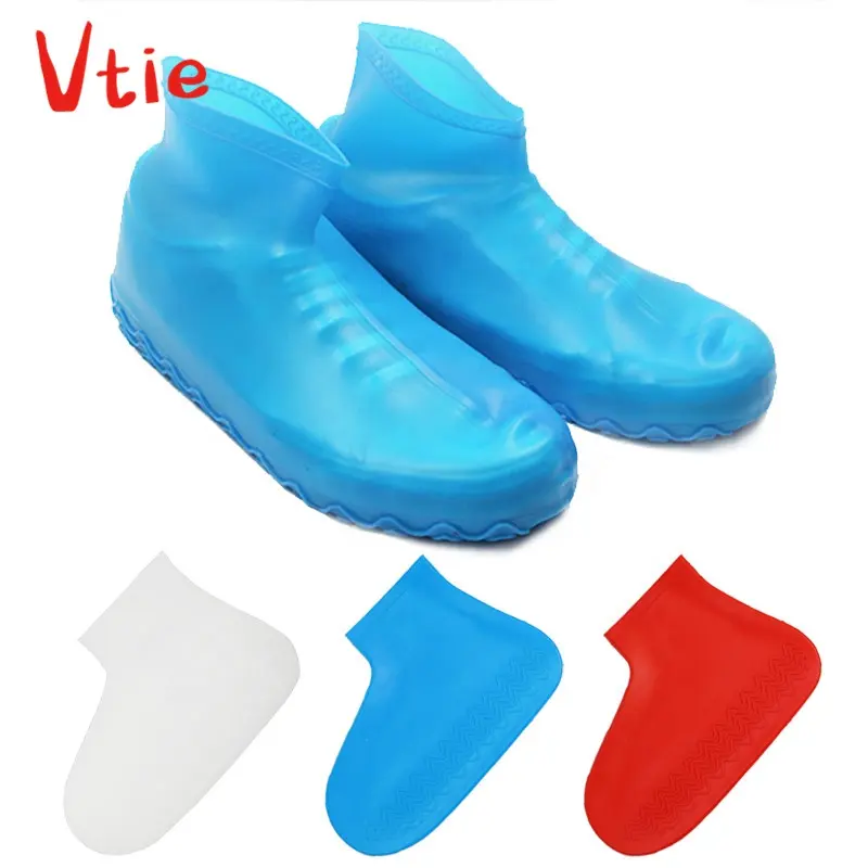 Herbruikbare Rekbaar Siliconen Schoen Cover Mannen/Vrouwen/Kinderen Voor Schoenen Regen Protector Wandelen Antislip, waterdichte Schoen Covers