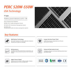 Paneles olar de 520W paneles solares para casa paneles solares 10000 W - Product Image 3