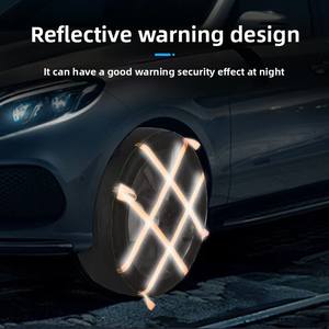 Chaussettes antidérapantes d'hiver pour voitures, couvre-pneus antidérapants pour voitures, chaussettes pour pneus de neige pour voitures - Product Image 4