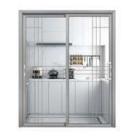 Gute Qualität Kosten Slim Profile Aluminium Glass chiebetür system Anpassen