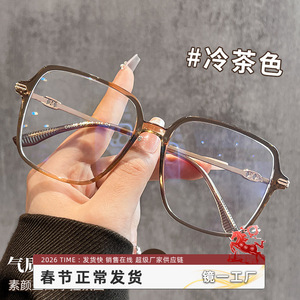 Montures de lunettes rectangulaires pour femmes Danyang 8066, verres PC extra larges, protection contre la lumière bleue, style haut de gamme - Product Image 4