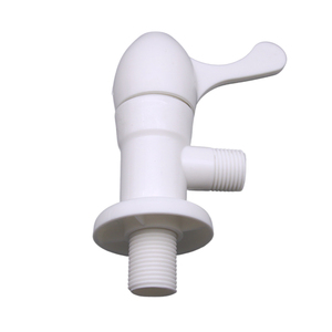 Modern Pipe Shape Design 2 Way Water Angle Valve Plastic Home Operate PP Angle Valve - Product Image 3