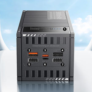 Sáng tạo container LED ánh sáng ngoài trời cắm trại ngân hàng điện 60000mAh khẩn cấp sạc nhanh di động pin di động gói - Product Image 3