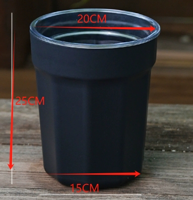 20#[black + transparent inner basin]