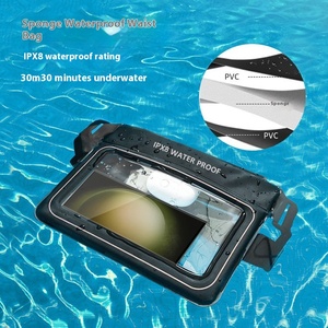 Nieuwe Mobiele Telefoon Hardlopen Buitensport Ipx8 Waterdicht Pvc Helder Transparant Zwemmen Droge Heuptas Met Lichtgewicht Riem - Product Image 4