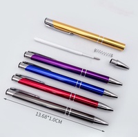Kişiselleştirilmiş kalem diy lüks tükenmez kalem çoklu ekran kalemi tablet için ucuz metal ekran kalemi sevimli tükenmez kalem boş tükenmez kalem