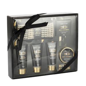Ensemble cadeau de <span class=keywords><strong>bain</strong></span> de luxe pour hommes comprenant un gel <span class=keywords><strong>douche</strong></span> lotion pour le corps gommage hydratant sel de <span class=keywords><strong>bain</strong></span> ceinture de <span class=keywords><strong>bain</strong></span> comme <span class=keywords><strong>coffret</strong></span> cadeau - Product Image 3