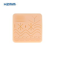 Almohadilla de Silicona para Práctica de Sutura, Marca HZMIM, Certificación CE ISO, Modelo Anatómico de Piel con Heridas para Entrenamiento Médico, Gran Venta