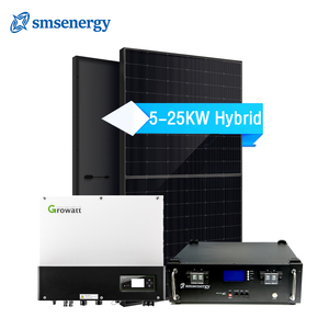 Smsenergyソーラーパネルキットバッテリーインバーター付き家庭用ハイブリッドソーラー発電システム - Product Image 4