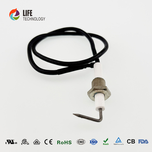 Électrode d'allumage en céramique Fil d'allumage Source d'alimentation électrique Bougie d'allumage pour brûleurs à gaz ménagers extérieurs <span class=keywords><strong>Four</strong></span> Élément chauffant - Product Image 2