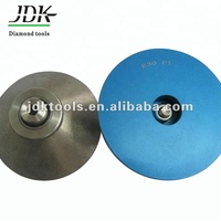 Fraise à diamant poli JDK OEM pour centre d'usinage CNC du granit, revêtement TiCN, fraisage en montée, 45HRC