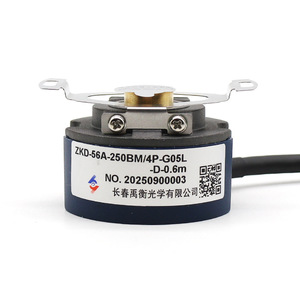 ชางชุน ยูเฮง ZKD-56A-250BM/4P-G05L-D-0.6m โรตารี่เอนโค้ดเดอร์พร้อมสายเคเบิลปลายกลม - Product Image 4