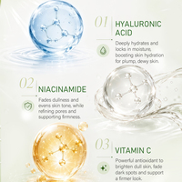 Masque facial en feuille au sérum naturel de concombre 25ml – Atténue les taches, hydrate, raffermit – Acide hyaluronique, Niacinamide, Vitamine C