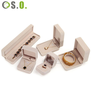 Luxury Velvet Jewelry <b>Box</b> Set for Rings <b>Earrings</b> Necklace Bracelets Elegant <b>Gift</b> Packaging Case With Custom Color - Product Image 2