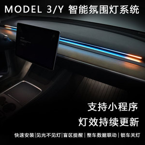 Luce Led luce ambiente luce ambiente sinfonia Auto luce Tes.la modello 3 modello Y Auto lampada ambientale - Product Image 4