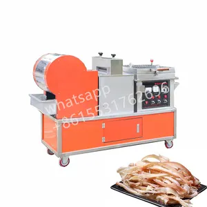 Multi functional squid roller flattening shredder/dry squid meat baked roasting machine/roasted squid shredding machine