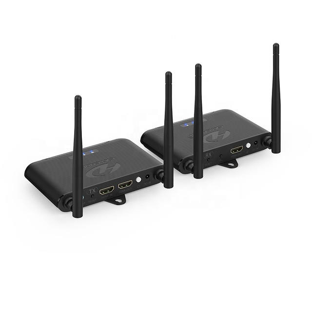 HD MI Wireless Video Audio Transmitter and Receiver Kit 4K 30Hz 60M Wireless HD Extender for Camera TV Laptop