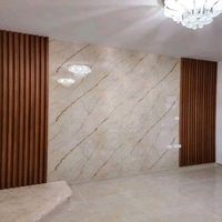 Panel de Pared de PVC Resistente y Elegante, Dimensiones Personalizadas, para Habitaciones de Hotel, Oficinas, Decoración de Salas de Estar, Interiores de Cafeterías