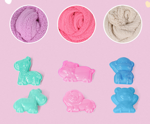 الجذعية لعبة الحسية ماجيك القطن دلو الرمل عدة الإبداعية الفن الرمال اللعب للبنين والبنات - Product Image 6