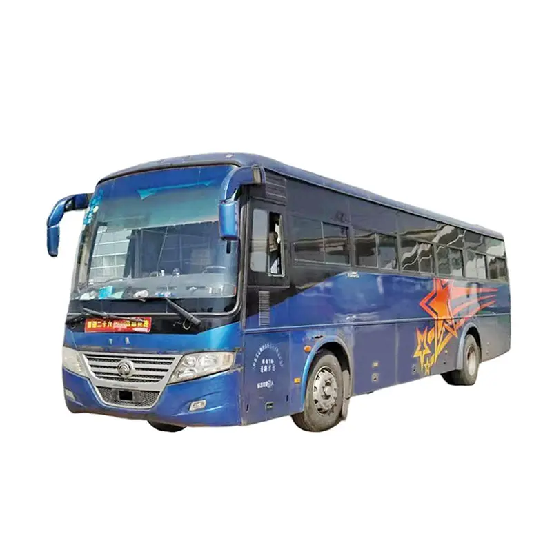 Autobús de transferencia de motor delantero ZK6112d, autobús de segunda mano Yutong de 51 a 53 asientos, Lanzadera de pasajeros en venta