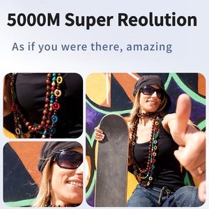 Caméra d'action portable 6K 30FPS 4K 60FPS avec rotation à 350 degrés, grand angle 170°, télécommande WiFi, skateboard, ski - Product Image 4