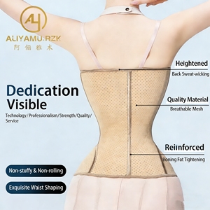 Ingrosso Corsetti Modellanti da <span class=keywords><strong>Donna</strong></span> in Lattice Personalizzati, Traspiranti, ad Asciugatura Rapida, con Controllo Rigido, per Fitness e Uso Quotidiano, con Chiusura a Gancetti - Product Image 2