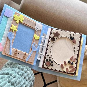 Album de cartes à feuilles mobiles pour mini-cartes, style coréen, motif Macaron et petits animaux, pour photos instantanées et idoles, cadeau, fabriqué en Chine - Product Image 3