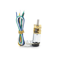 Moteur à engrenages CC à aimant permanent 12V 6V avec encodeur JGA12-N20B 15 tr/min, rapport 1:1000, mini-boîte de vitesses de précision pour maison intelligente et voiture jouet