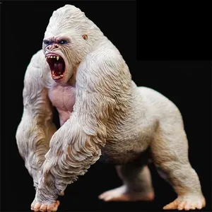 Lớn Tùy Chỉnh Thiết Kế Hiện Đại Sống Động Như Thật Sợi Thủy Tinh Gorilla Bức Tượng Trang Trí Nội Thất Điêu Khắc Trong Cuộc Sống Kích Thước Vua Kong Khuôn Mẫu - Product Image 3