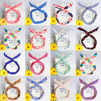 Viele Stile Zufällig Versandt Diademe Schleife Chiffon-Stoff Stirnband Damen Neu Großhandel Mehrfarbiges Stirnband für Frauen