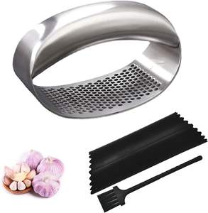 Utensilios de Cocina Profesionales 3 en 1 al por Mayor: Picador, Triturador y Prensa de Ajo de Plástico y Acero Inoxidable - Product Image 1