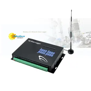 Lora wan Battery Powered LTE M2M/IoT Modbus 4G Network 4-20ma pt100 temperature transmitter Data Logger
