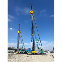 Tres eje hidráulico superior martillo roca soilmec plataforma taladro rotativo plataforma de perforación para JZB240 maquina de penetrar