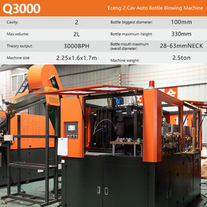 Sop ladora PET Auto Eceng Q3000 Maquina De Soplado Haustier 3000BPH Para Bebidas Maquina Para Hacer Botellas De Plastico - Product Image 2