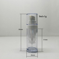 En stock bouteille de mélange d'huile de poudre à double chambre mélange deux-en-un avec pompe séparation de la poudre d'eau poudre lyophilisée