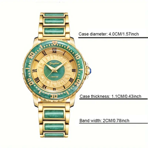 Original Design Jadeite <b>Bracelet</b> Stainless Steel Automatic <b>Watch</b> Luxury Mechanical Jade <b>Watch</b> for <b>Men</b> - Product Image 5