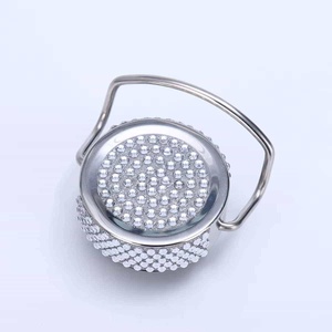 Cross-border Best-selling Diamond-encrusted Car Mug 304 Stainless Steel Insulated Leak-Proof <b>Double</b> <b>Wall</b> Vacuum Flask Lid 6-12 - Product Image 4