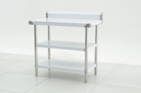 Table de travail commerciale en acier inoxydable pour fruits de mer, idéale pour les cuisines de restaurant - Meilleures ventes