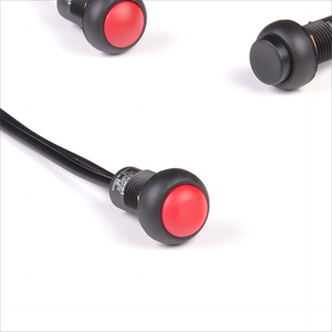 TOOWEI 12mm IP67 Wasserdichter Kuppel-Druckknopfschalter 1NO 3A 24V für Haushaltsgeräte Industriesteuerung - Product Image 1