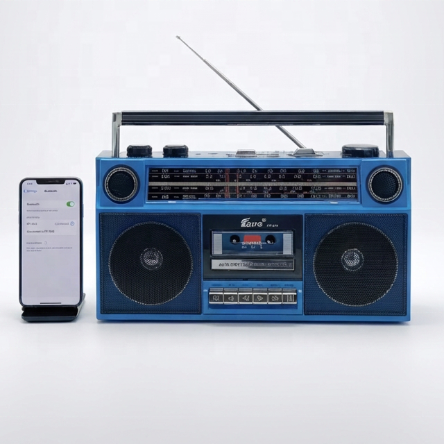 Eletree FP-830 Portable Cassette Recorder Radio BT AM FM SW USB TF Player Rechargeable Cassette Boombox