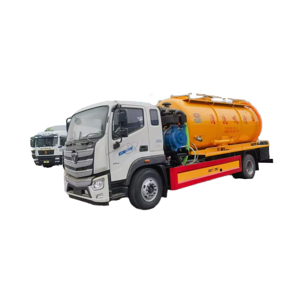 FOTON Auman 7.03m³ Cleaning and Sewage Suction Truck 4X2 for Sale
