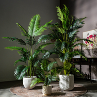 Plantes vertes artificielles de haute qualité, feuilles en fer, tournesol dispersé, décoration intérieure, jardin domestique, plastique