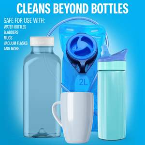 Confezione da 36 Pastiglie Naturali per la Pulizia di Bottiglie d'Acqua, Sicure per il Pianeta, per Tazze in Acciaio Inox e Bottiglie di Vetro - Product Image 6