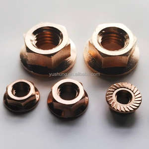 Yushung Bronze-Muttern Marine-Qualität C65100 Siliziumbronze Schwere Sechskantmuttern 1/4 Zoll bis 1 1/2 Zoll ANSI/ASME B18.2.2 - Product Image 3
