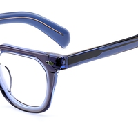 Montures de lunettes carrées unisexes, montures optiques à bordure complète, montures en acétate, montures de lunettes pour un usage quotidien