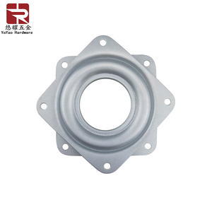 Plateau tournant moderne carré en métal <span class=keywords><strong>de</strong></span> 3 pouces avec <span class=keywords><strong>roulement</strong></span> à billes pour meubles <span class=keywords><strong>de</strong></span> salle à manger et <span class=keywords><strong>de</strong></span> salon - Product Image 4