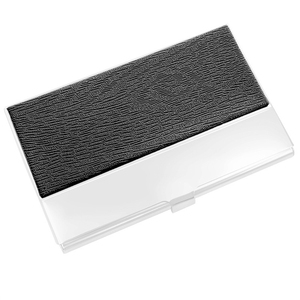 <span class=keywords><strong>Porte</strong></span>-cartes de visite personnalisé en cuir PU et métal pour hommes et femmes, cadeau d'affaires de <span class=keywords><strong>luxe</strong></span>, logo personnalisé - Product Image 5