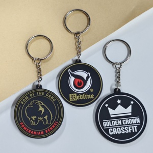 Design Custom logo Plastic Key Chains Fashion Pvc Cartoon 2d 3d Soft Silicone Rubber Keychain - Product Image 5